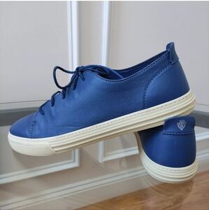 Gucci Blue Leather Sneakers Gucci Size Men's 10